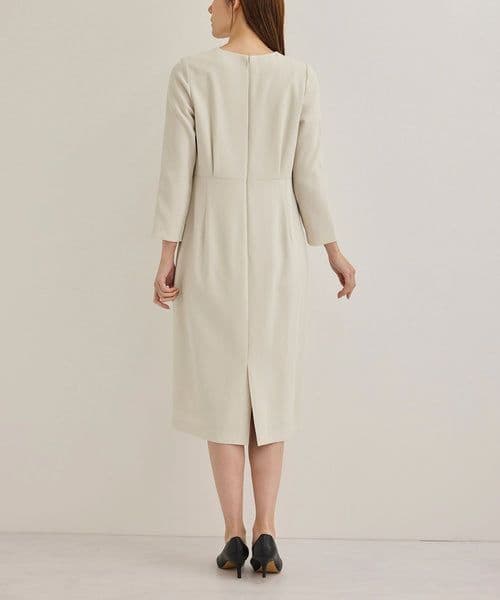 ロペ トリアセダブルクロスウエストコンシャスワンピース38