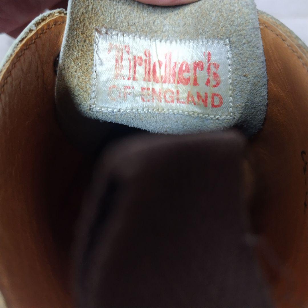 トリッカーズ カントリーブーツ 5411 UK6.5 英国製 ウイングチップ