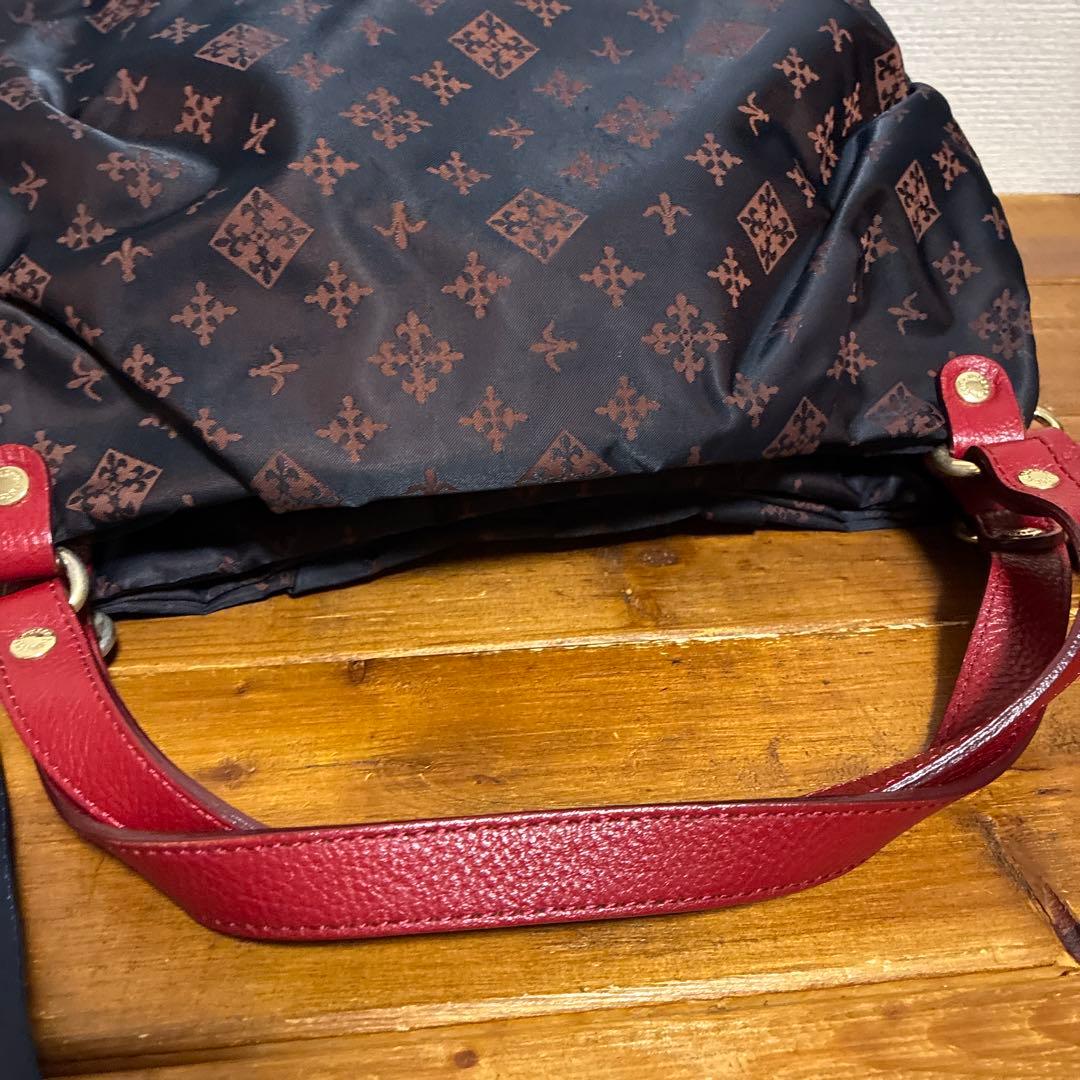 【美品】russet ラシット ナイロン レザー 2WAY ショルダーバッグ