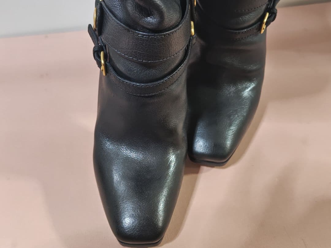 SALE★定価150,000円★MIU MIU★黒ブーツ★牛革