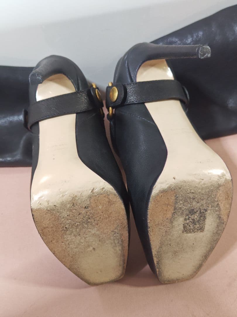 SALE★定価150,000円★MIU MIU★黒ブーツ★牛革