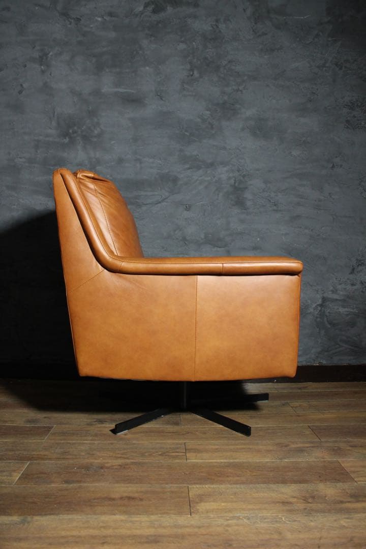 首都圏送無料〜ANV001 本革　3人がけ＋オットマン＋チェア　ソファセット