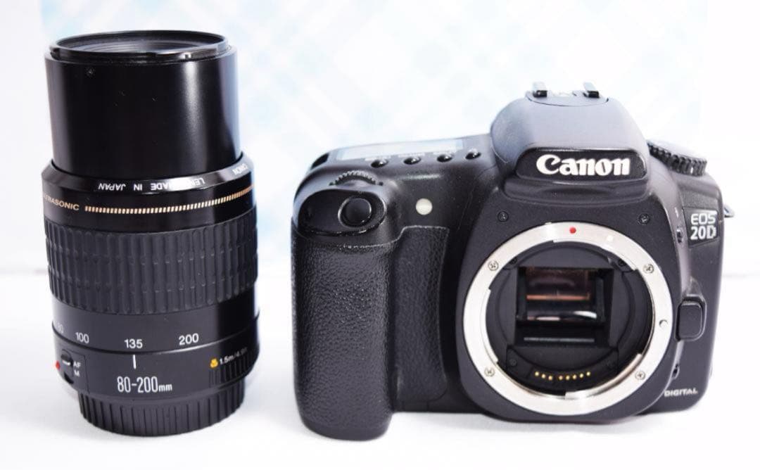 美品❤️Canon EOS 20D レンズセット❤️高画質❤️おすすめ一眼レフ
