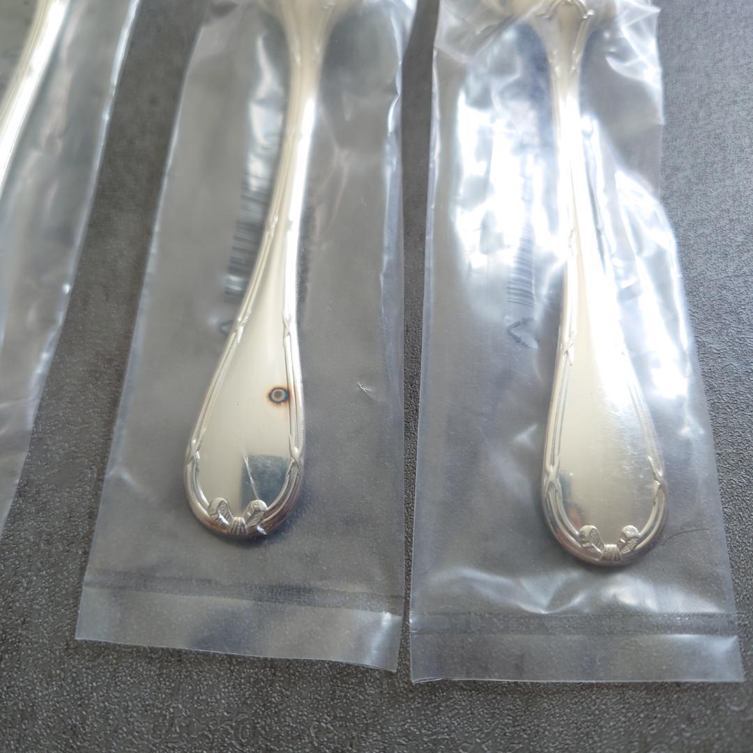 クリストフル リュバン ケーキフォーク コーヒースプーン 未開封 4点 紙箱入り