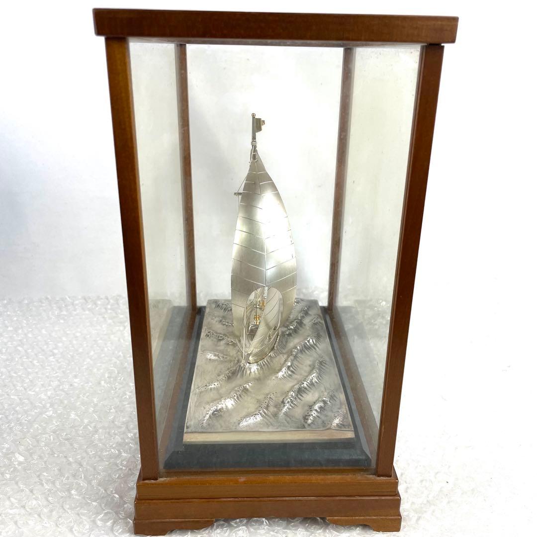 銀製 ヨット 帆船 航海船 シルバー SILVER 970 インテリア 置き物