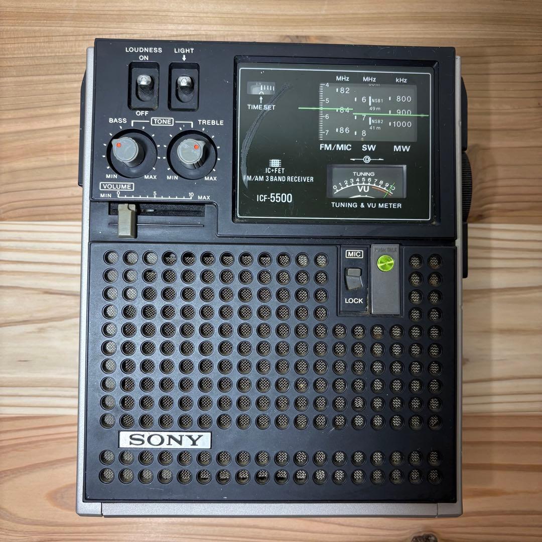 【ジャンク】SONY ICF-5500 スカイセンサー ラジオ