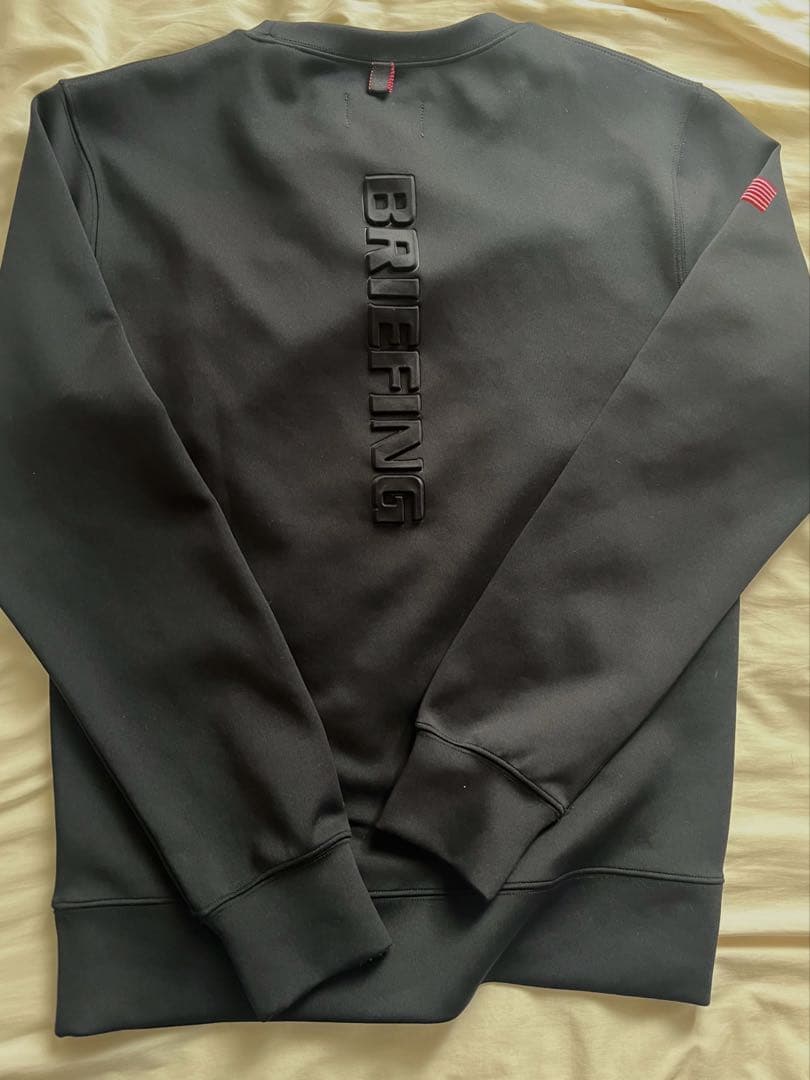 【ブリーフィングゴルフ】3DLOGOCREWNECK/メンズ3Dロゴクルーネック