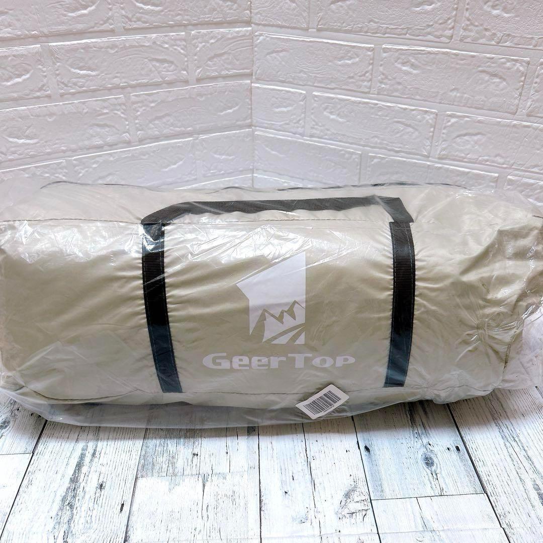 GEERTOP テント⭐️4-6人用 大型 グリーン 防災 アウトドア ギアトップ