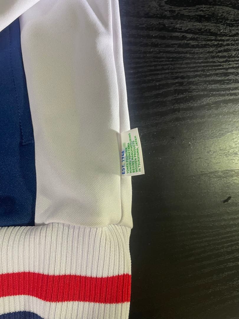 75周年モデルYONEX ジップアップジャケット Lネイビー