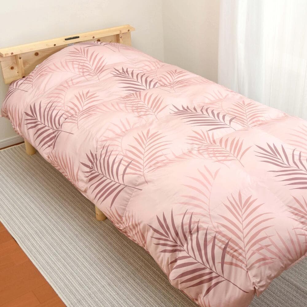 マイクロフラッフィー 掛けふとんホットプラス［ダブル］モカ／テイジン