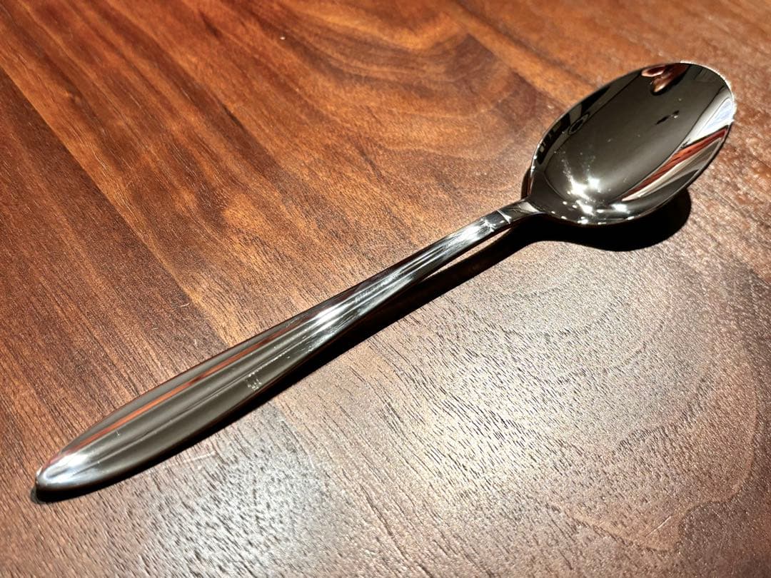 LUCKYWOOD ステンレスカトラリーセット5客+サービングセット