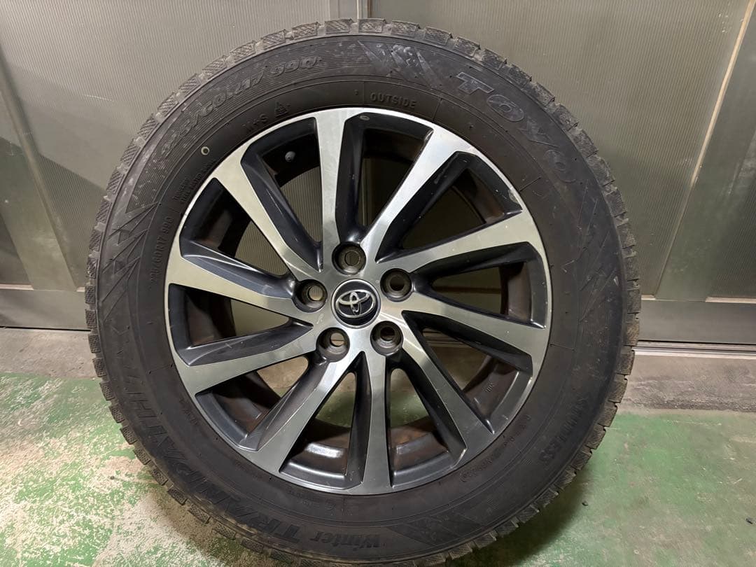 年末価格 トヨタ純正ホイール17インチスタットレスタイヤ30ヴェル、アルファード