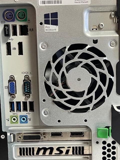 HP Core-i7/メモリ16GB/SSD240GB/RX560 4GBグラボ