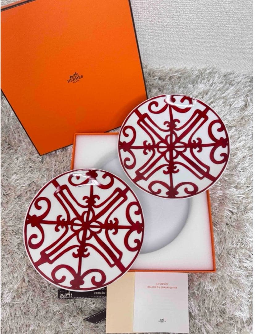 エルメス☆パンプレート No6 ＜ガダルキヴィール＞ペア2枚組　新品