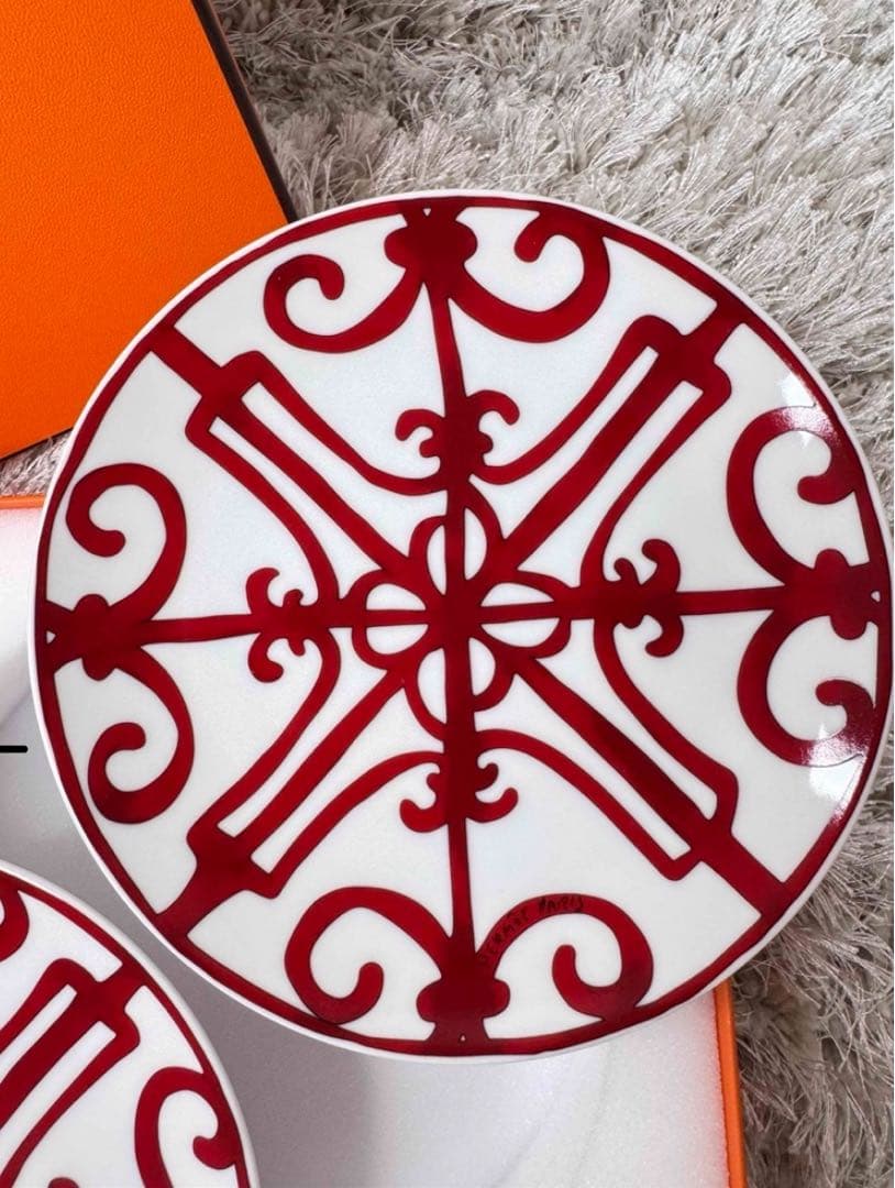 エルメス☆パンプレート No6 ＜ガダルキヴィール＞ペア2枚組　新品