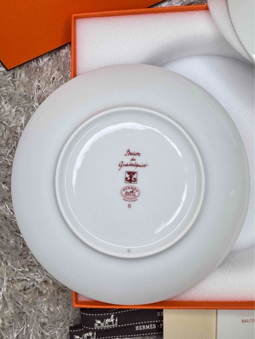 エルメス☆パンプレート No6 ＜ガダルキヴィール＞ペア2枚組　新品