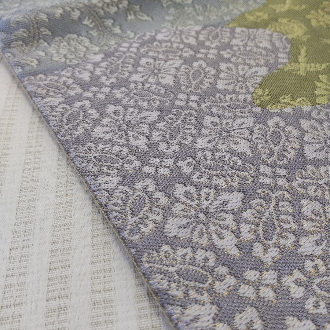 【袋帯】上品ゴールドベージュ＊道長取り/パステル/お茶席/Obi/Vintage