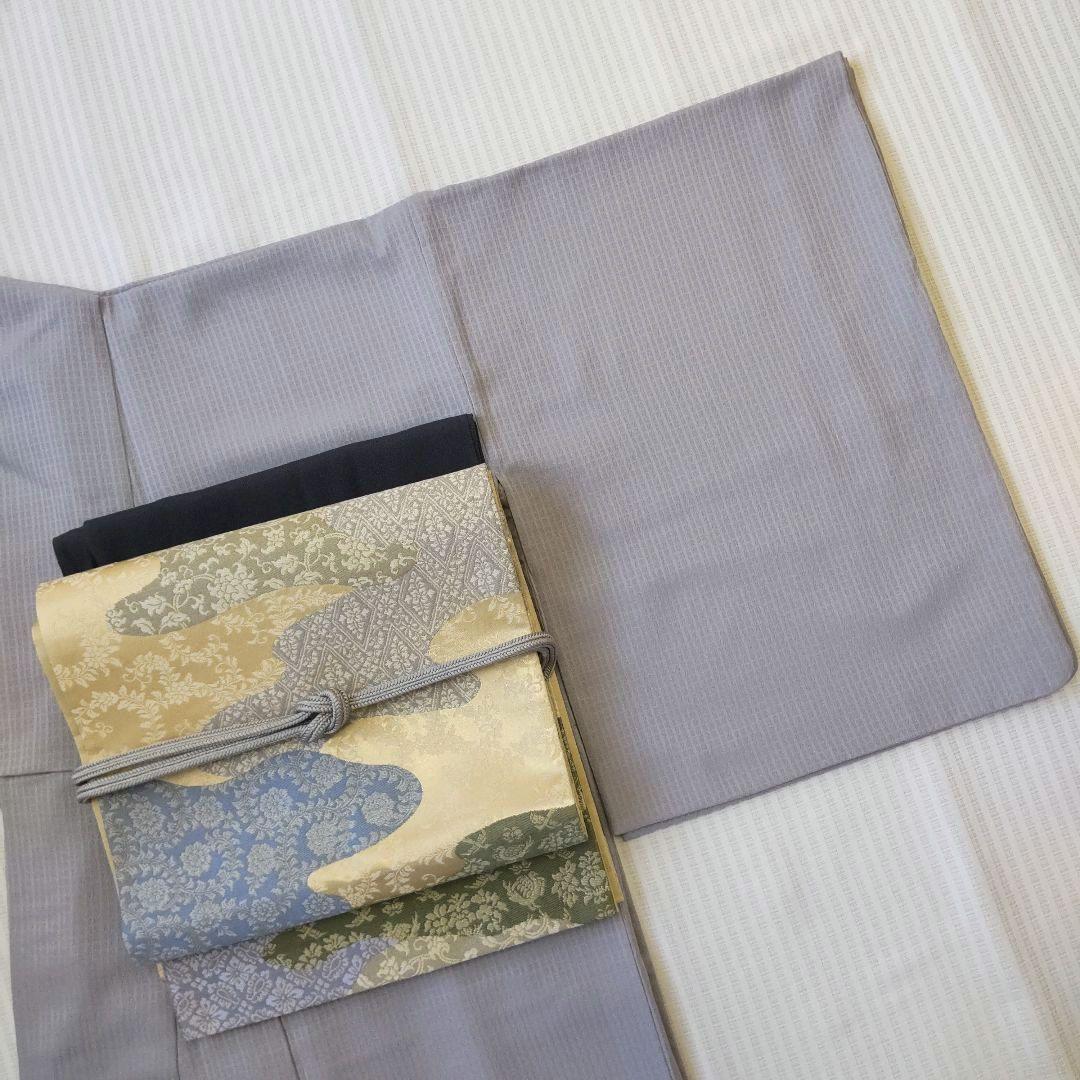 【袋帯】上品ゴールドベージュ＊道長取り/パステル/お茶席/Obi/Vintage