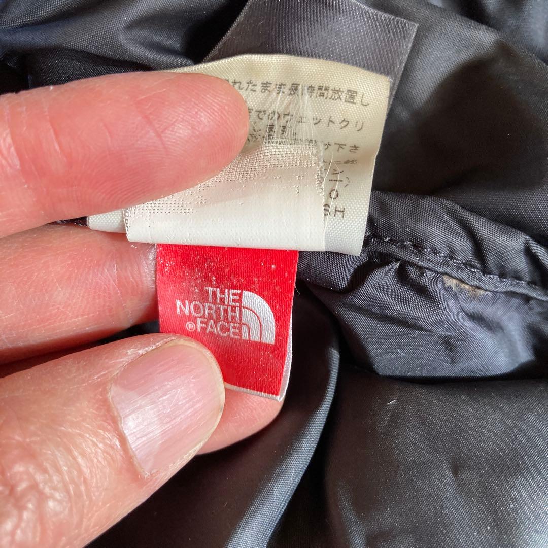 超希少　90s ノースフェイス センターロゴ　ヌプシ Lサイズ　ブラック