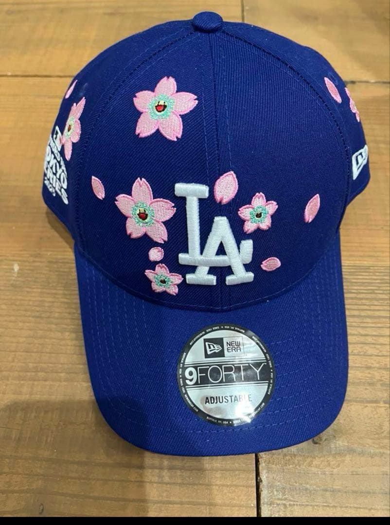 MLB ニューエラ ドジャース 9FORTY 村上隆 ブルー