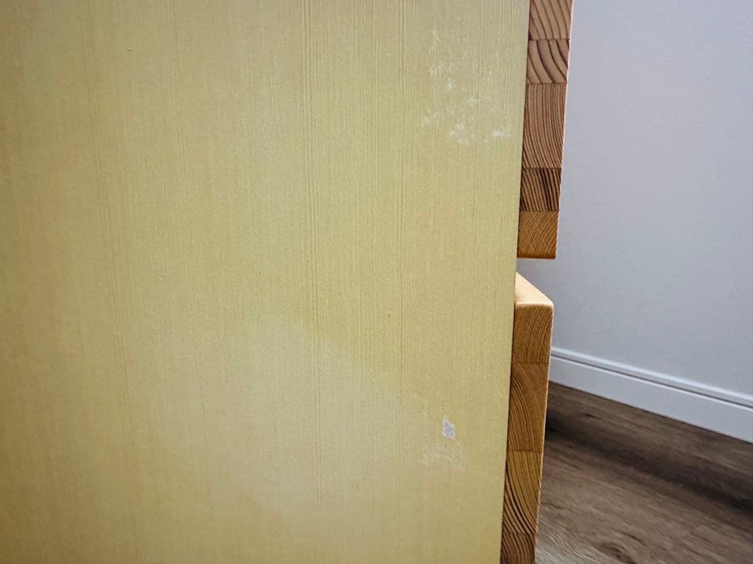 無印良品 パイン材 チェスト 4段ワイド 幅830 奥行400 高さ830