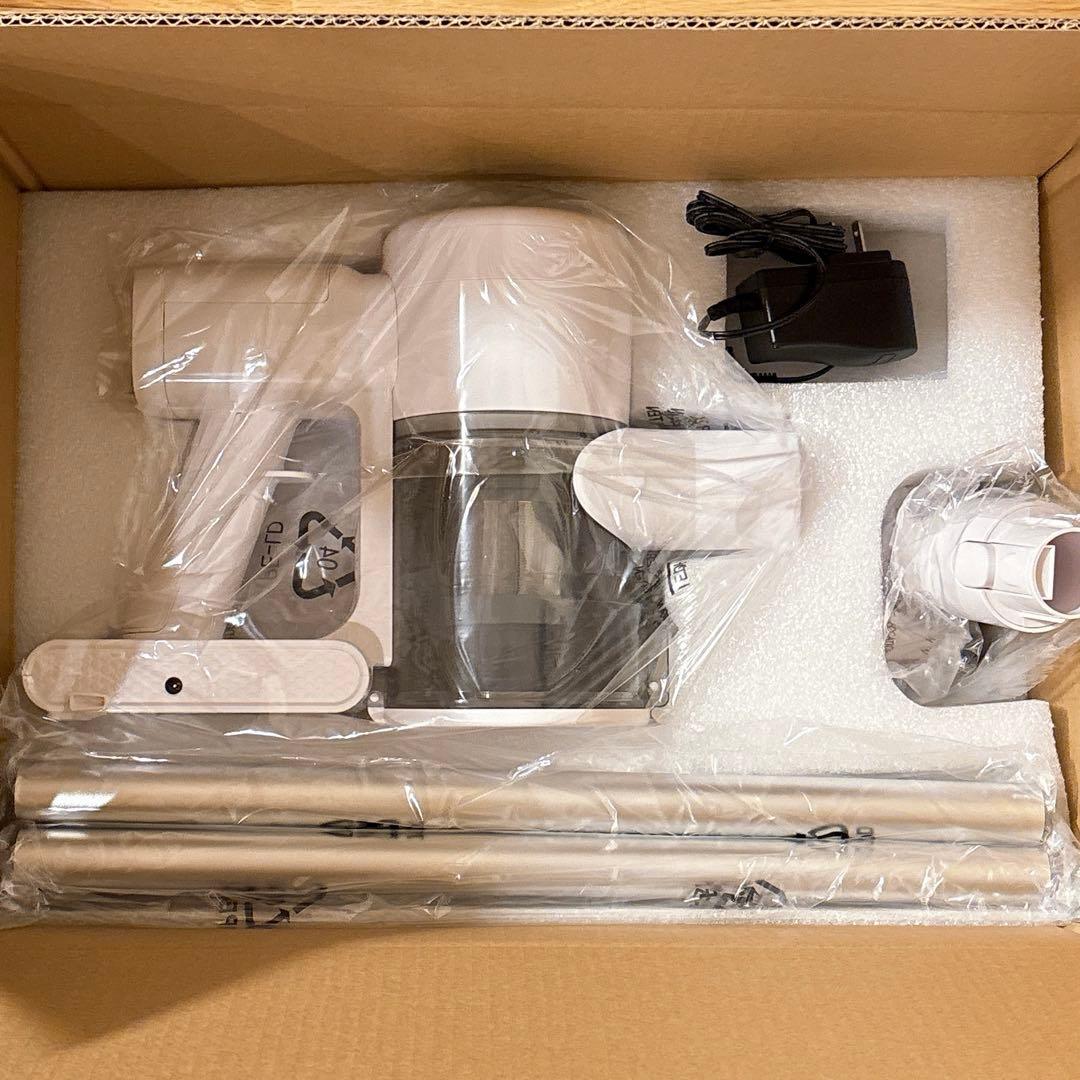 自走式　95Kpa超強力吸引　コードレス掃除機 軽量 サイクロン式　自立式