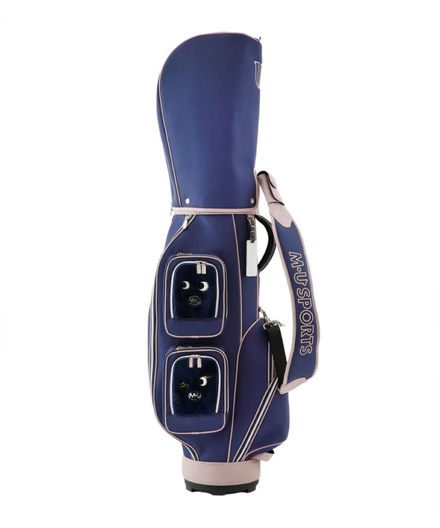 キャディバッグレディース エムユー スポーツ M.U SPORTS ネイビー新品