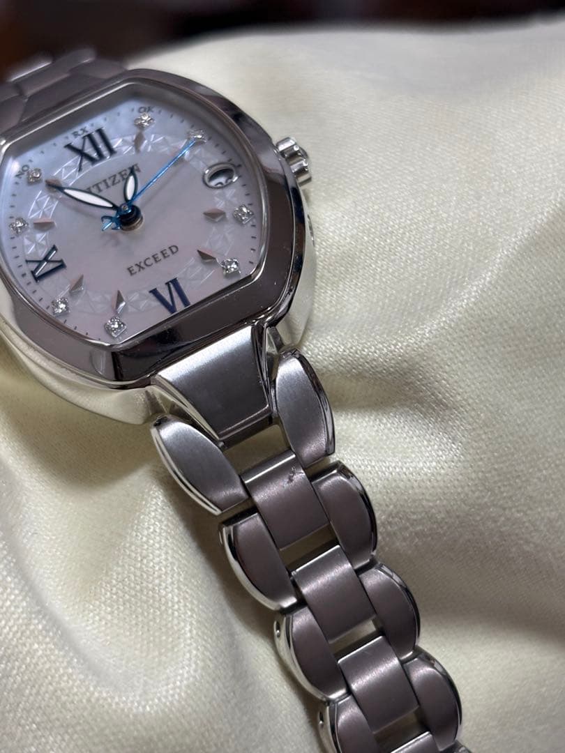 シチズン エクシード 電波ソーラー 8Pダイヤ♡即購入可♡