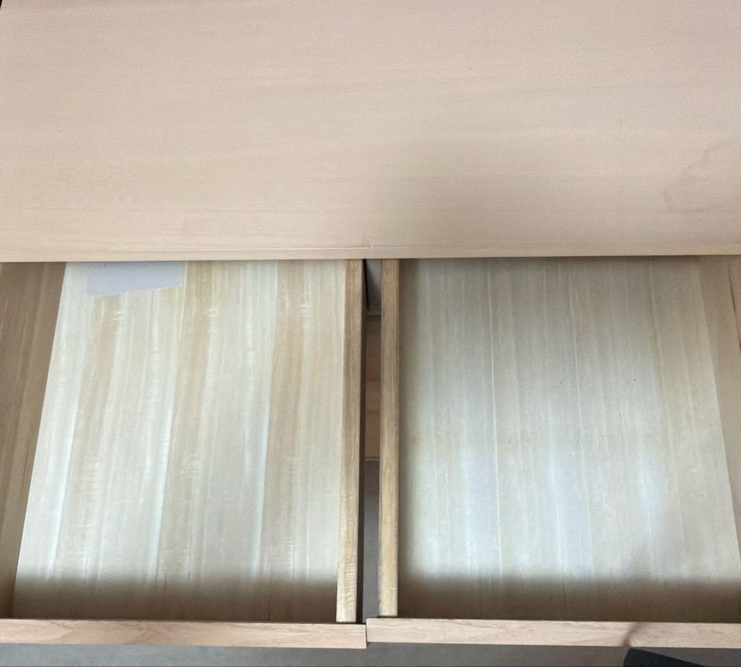 ディノス　桐チェスト　クローゼット用　キャスター付き