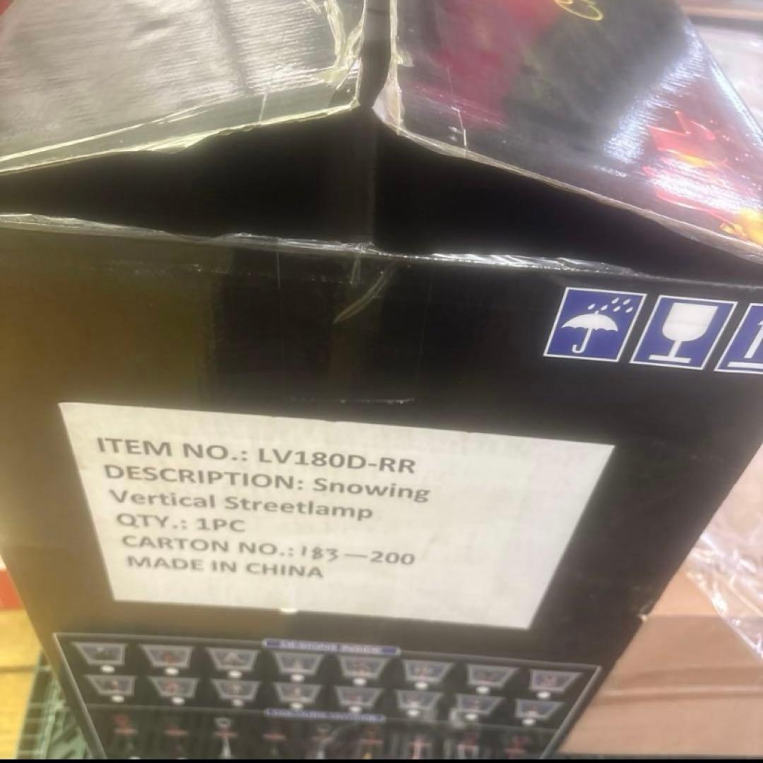 なーし　クリスマス街路灯 クリスマス置物 街灯 LEDライト 180cm