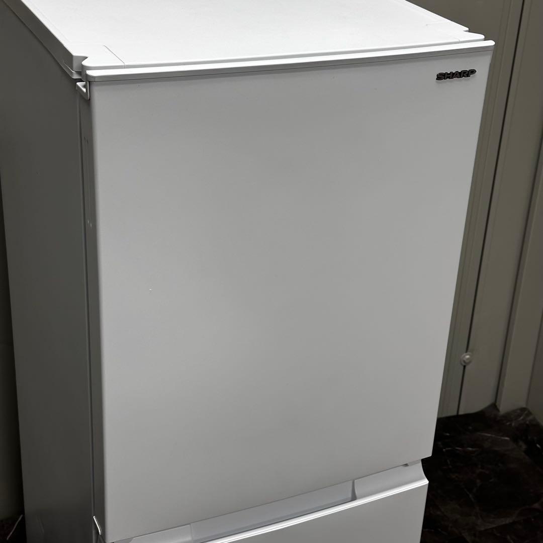 ◇送料込！設置対応◎2023年製SHARP 152L SJ-D15J-W