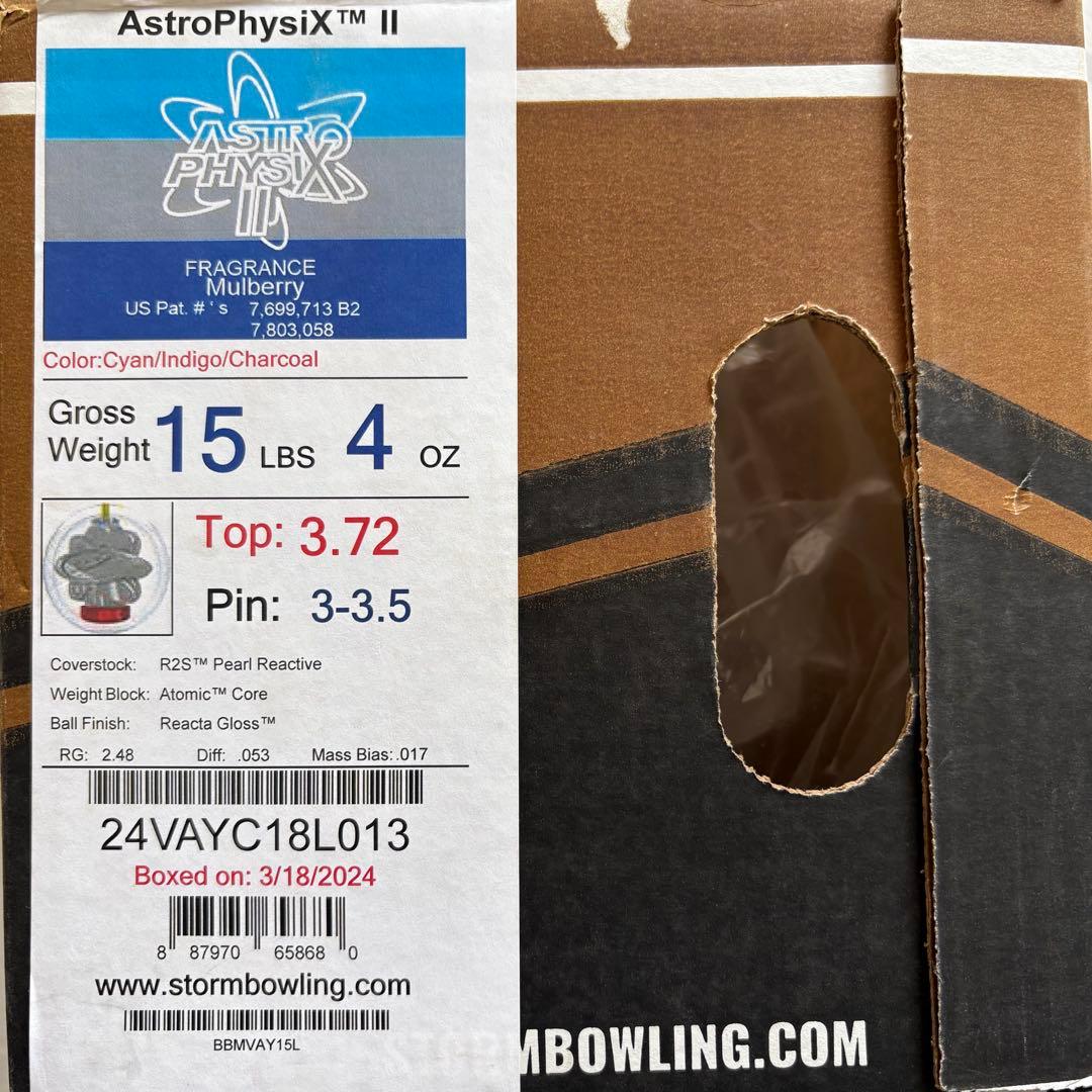 STORM アストロフィジックス2 15ポンド 美品