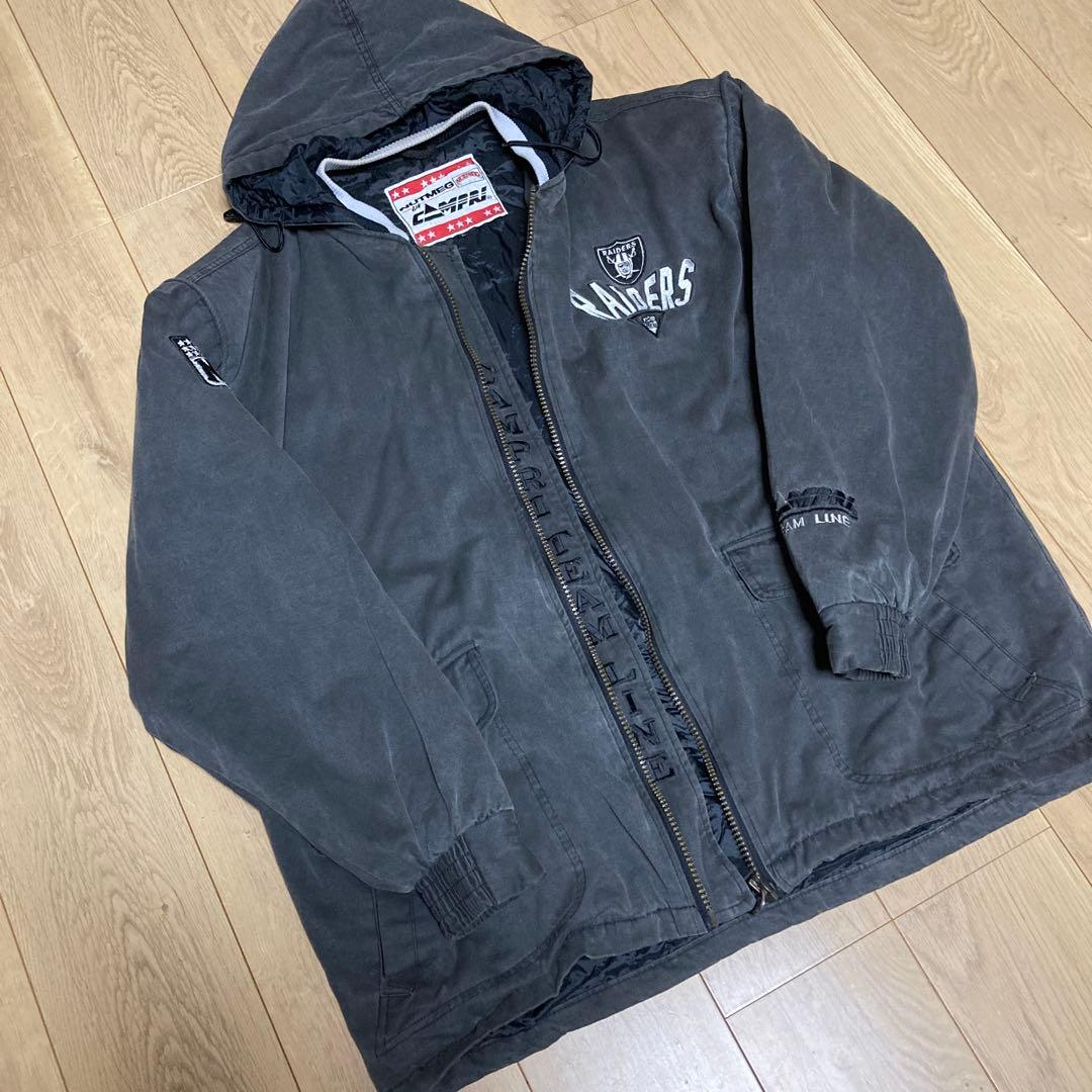 RAIDERS フード付きジャケット ダークグレー
