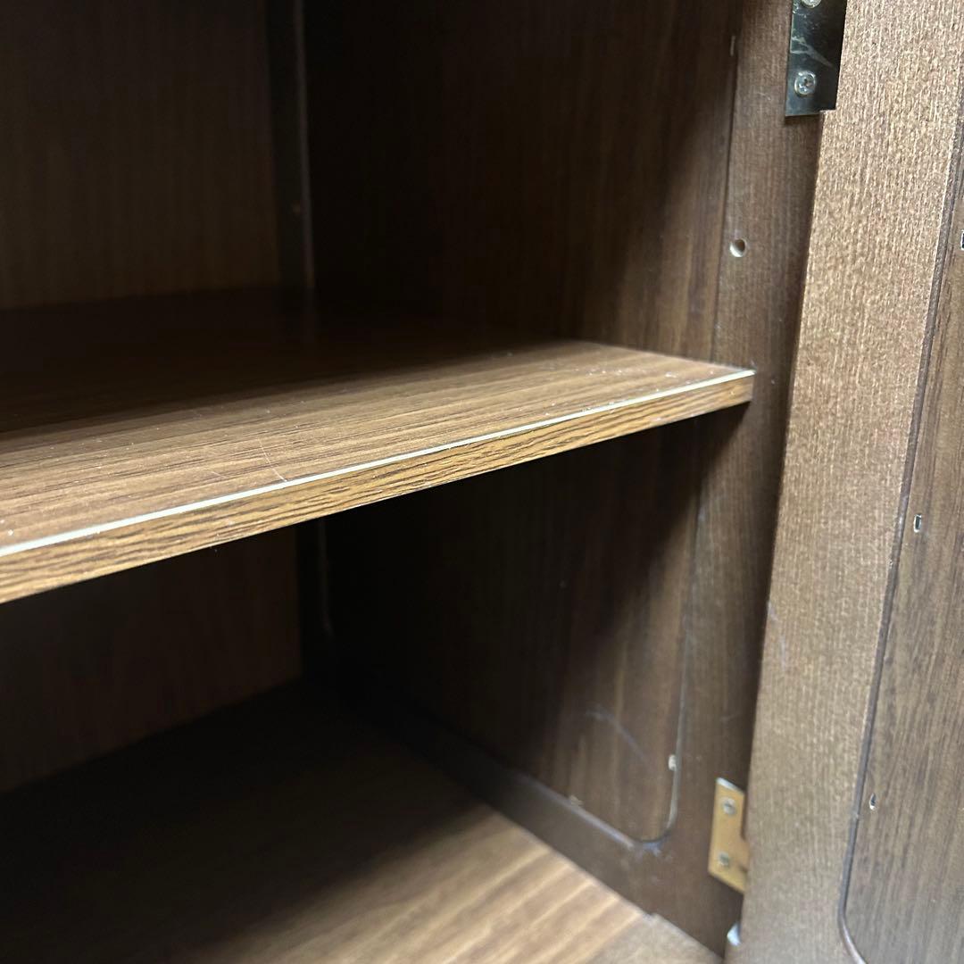 カリモク　キャビネット　電話台　スリッパ置き　チェスト　書類棚　カリモク家具