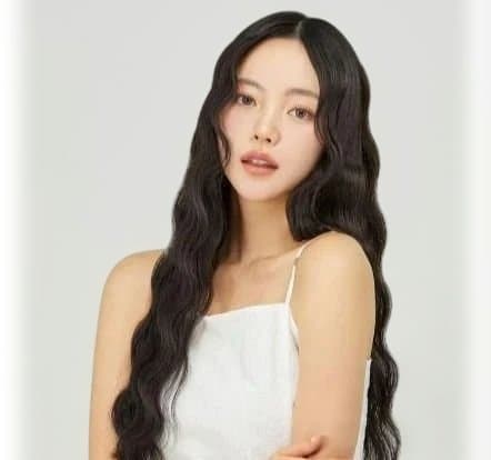 トリプルフローウェーブアイロン40mmクリーミーブルー コテ ヘアアイロン 韓国