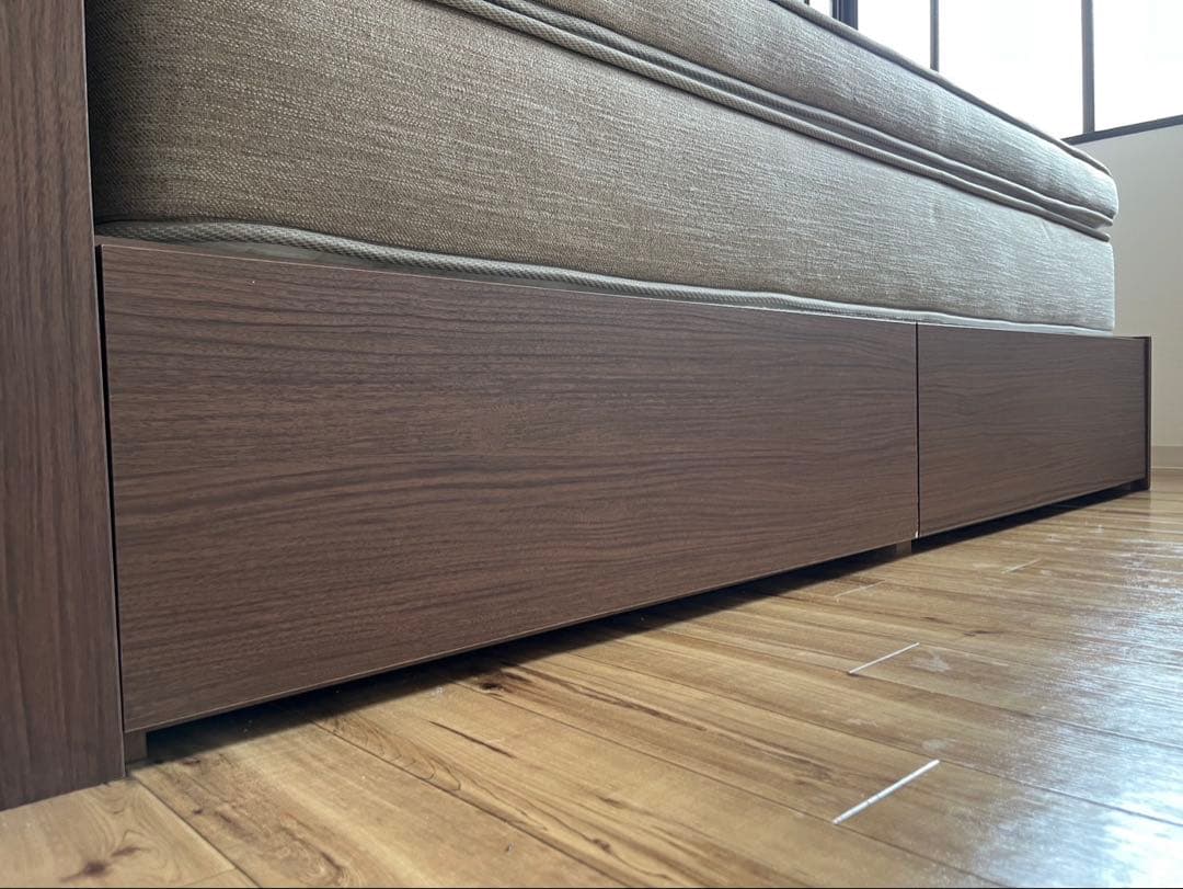 ダブルベッドフレーム(ヴァイン 深型/MBR)