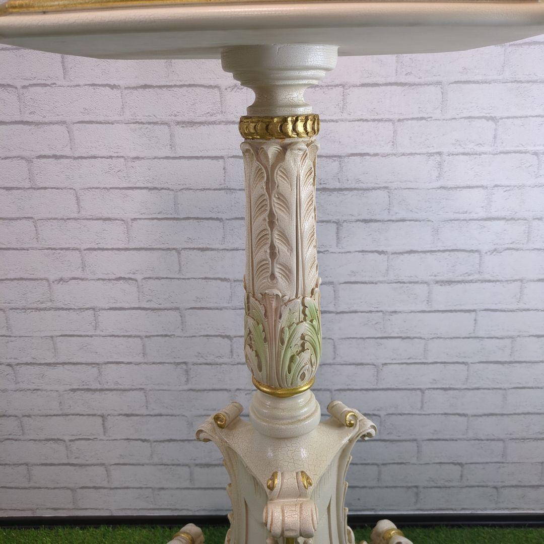 SILIK(シリック)　ロココ調　引き出し付きサイドテーブル　花台、飾り棚