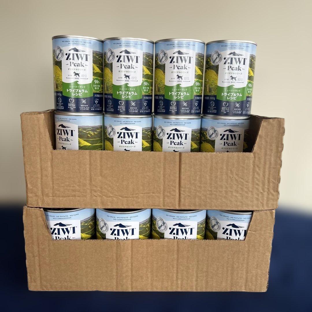 ZIWI Peak トライプ＆ラムレシピ 390g ×24缶