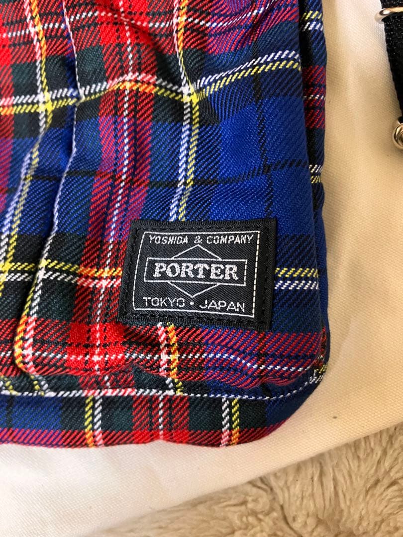 ポーター ハウル　タータン　ショルダーバック