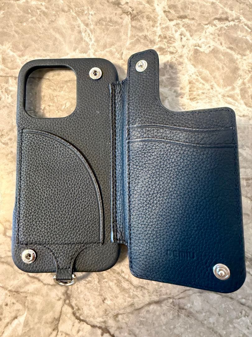 DEMIU デミュウ バロン サンク iPhone16Pro ケース 黒