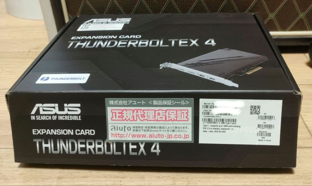 ASUS THUNDERBOLTEX 4 拡張カード USB4互換