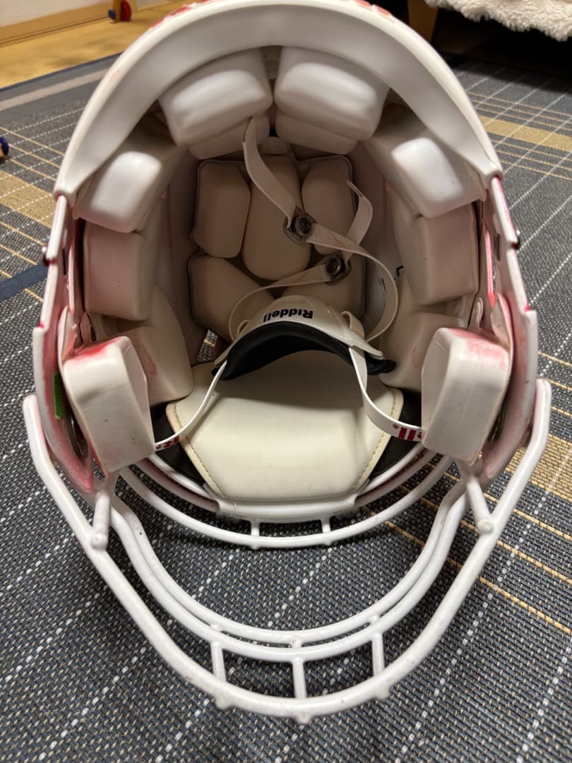 Riddell 赤 アメリカンフットボールヘルメット　サイズL