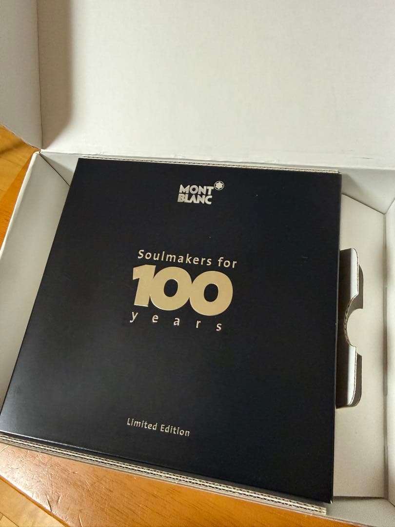 モンブラン 万年筆 100周年記念 マイスターシュテュック グラナイト中古品 F