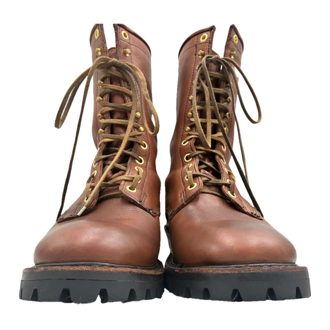 極美品✨HATHON✨ ロガーブーツ26cm ブラウン 8E