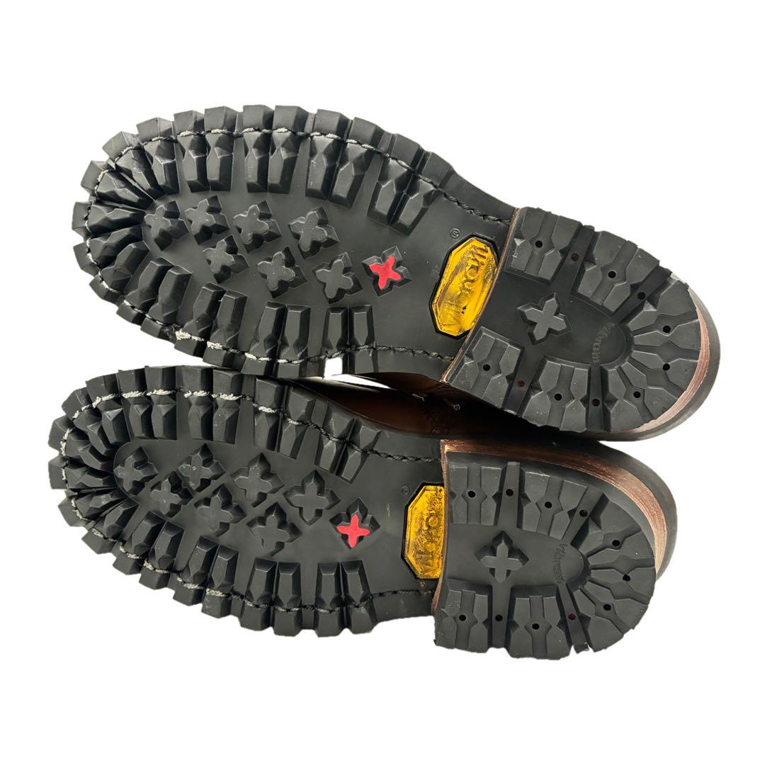 極美品✨HATHON✨ ロガーブーツ26cm ブラウン 8E