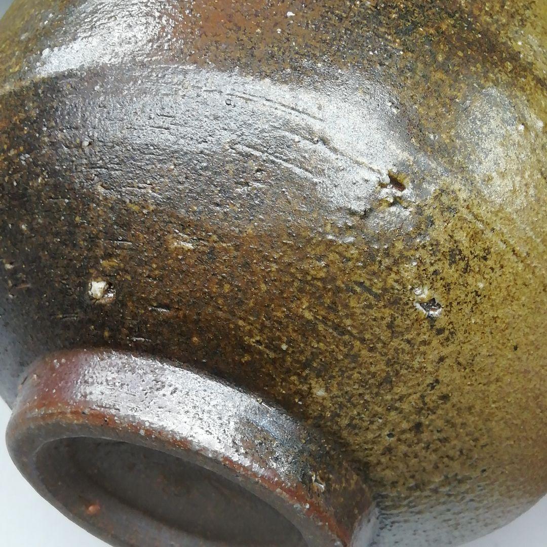 Ｔ２２４　茶碗　『備前焼』『山本宗秀造』　共箱　抹茶碗　茶道具