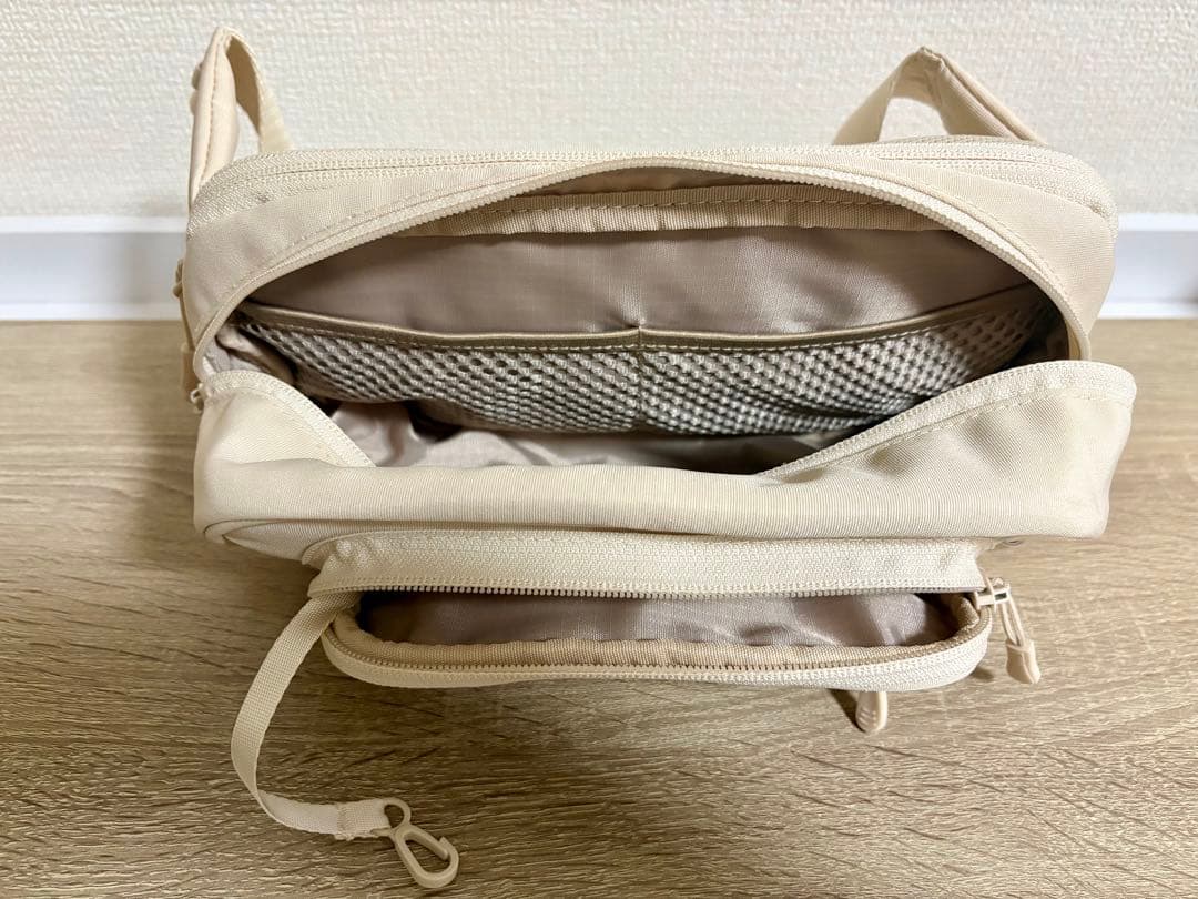 POMULU 2WAYヒップシート ナチュラルアイボリー(数回使用のみ)