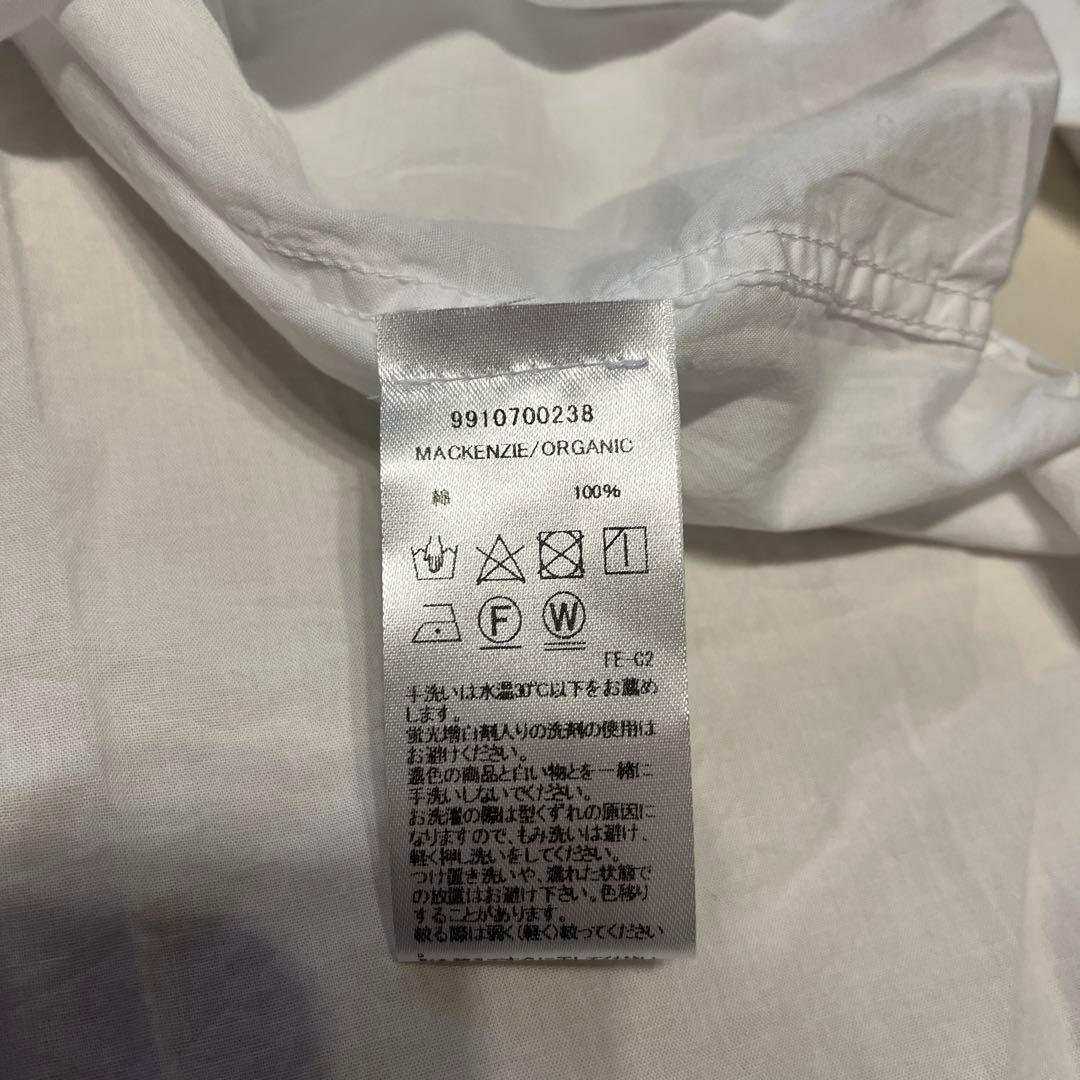 新品未使用　フランク&アイリーンMACKENZIE ビックシャツ　ホワイト