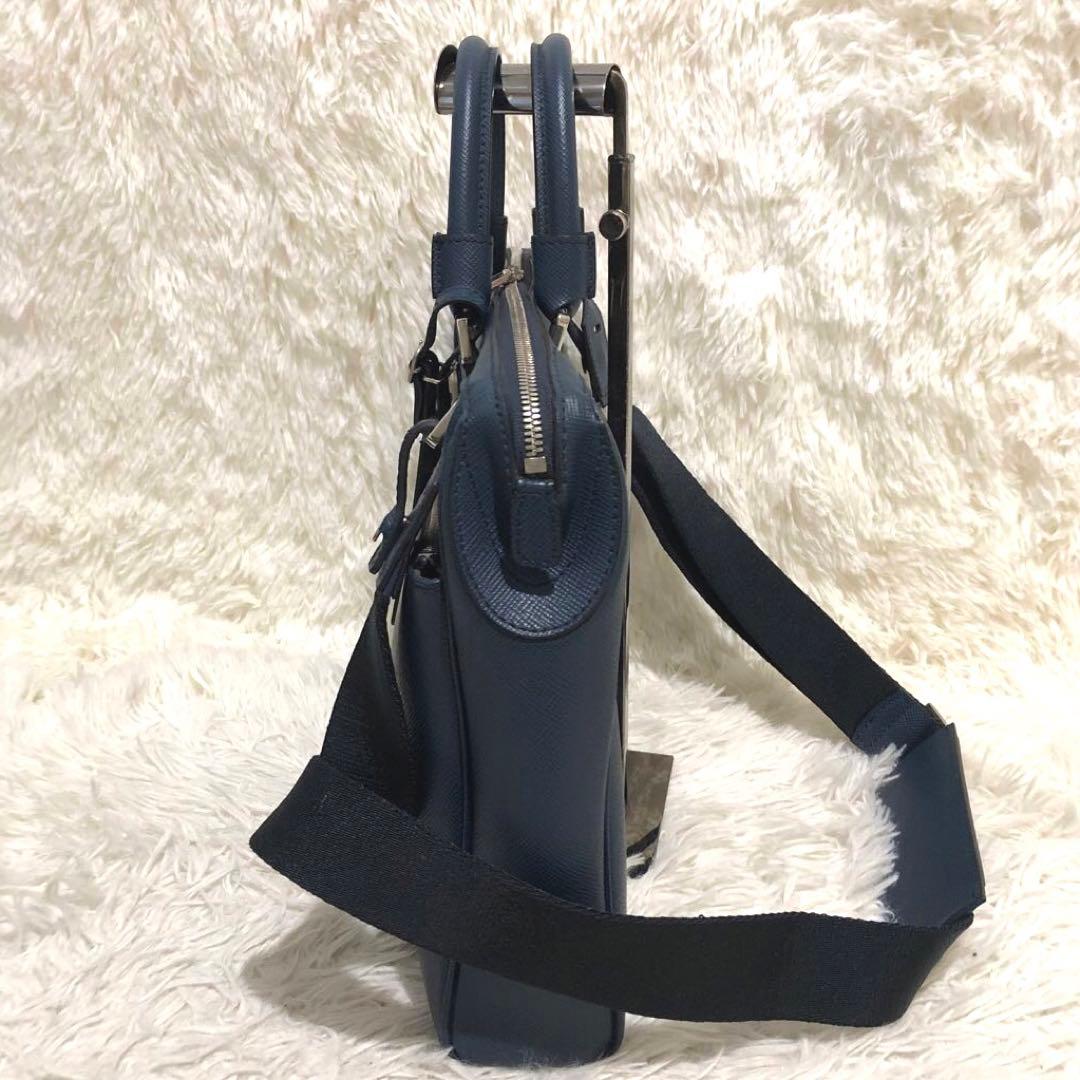 未使用級✨セラピアン レザー　2way ビジネスバッグ　ショルダーバッグ メンズ