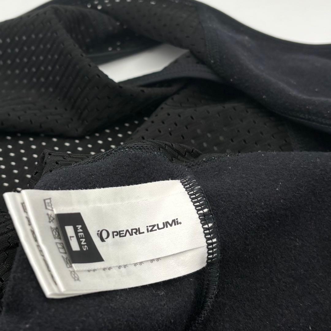 パールイズミ ウィンドブレークビブタイツ T6000-3DサイクルウェアLサイズ
